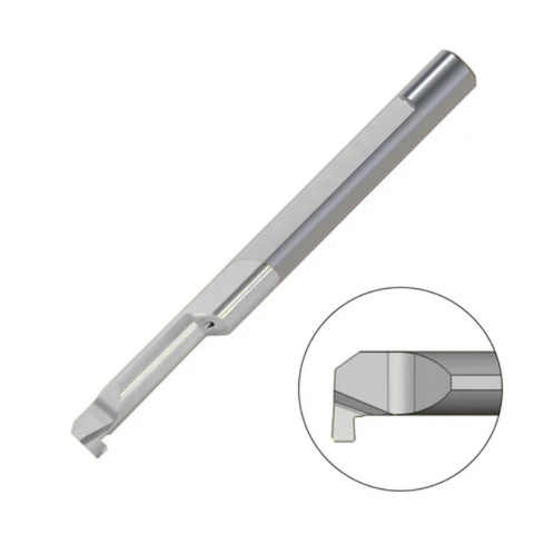 Carmex Carbide Tiny Tool - Grooving - MGL - K20 Grade - Minimum Diameter 7.1mm x 1mm Groove Width x 22mm Reach (Left Hand)