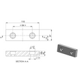 Nicon Lockdown Jaw Machine Vice - 110mm Jaw Width - 280mm Max Jaw Opening (MMV-100) thumbnail 3