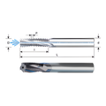Carmex Thread Mills Solid Carbide - With Through Coolant - NPSF - 1/8 x 27 - MT7 thumbnail 2