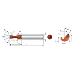 Carmex Thread Mills Carbide Drill Mill - Metric - M6 x 1 - MT7