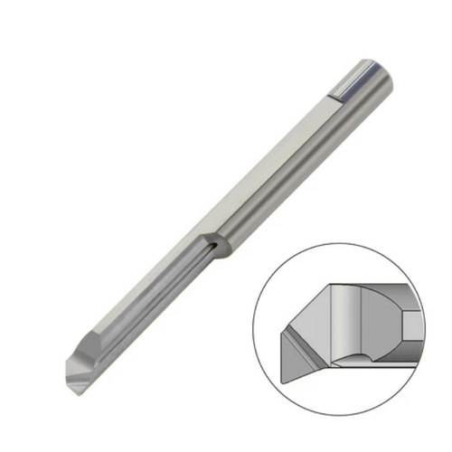 Carmex Carbide Tiny Tool - Profiling 90° face - MUL - K20 Grade - 6.1mm Minimum Diameter x 15mm Reach (Left Hand)