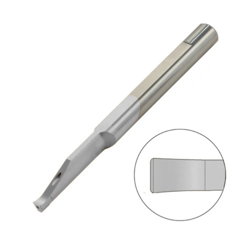Carmex Carbide Tiny Tool - Deep Face Grooving - MVR - K20 Grade - 10mm Minimum Diameter x 2.5mm Groove Width x 15mm Groove Depth
