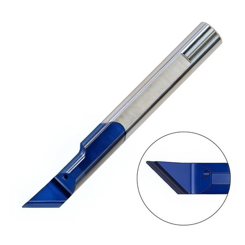 Carmex Carbide Tiny Tool - Face Chamfering & Profiling - MWL - BMK Grade - 60° Angle - 1mm Minimum Diameter x 22mm Reach (Left Hand)