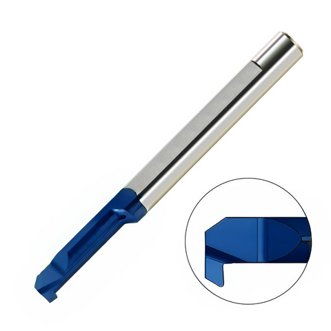 Carmex Carbide Tiny Tools - Back Turning Tool (MXL) - Grade BMK - 4.1mm Min Diameter x 15mm Reach (Left Hand)