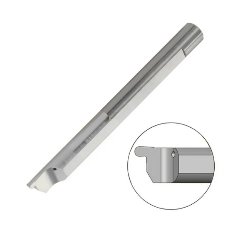 Carmex Carbide Tiny Tool - Full Radius Face Grooving - MZL - K20 Grade - 6mm Minimum Diameter x 1mm Groove Width