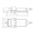 105mm Machine Vice with Prismatic Guidance of Movable Jaw - 6910 Series (Bison) - 6910-105 thumbnail 2