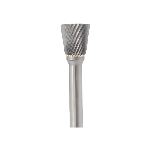 Vortex Carbide Burr Type N - Inverted Cone - Single Cut - 6mm Diameter