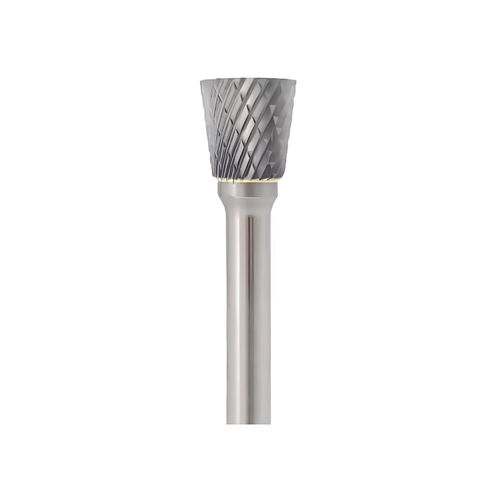 Vortex Carbide Burr Type N - Inverted Cone - Double Cut - 6mm Diameter
