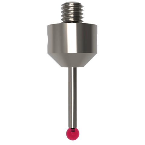 ITP Straight Styli - Type A - Ruby Ball - M5 Thread x 25.5mm Overall Length - NHM503011025