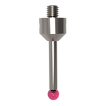 ITP Straight Styli - Type A - Ruby Ball - M5 Thread x 34.5mm Overall Length - NHM505011034