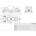 Nicon Lockdown Jaw Machine Vice - 110mm Jaw Width - 280mm Max Jaw Opening (MMV-100) thumbnail 2