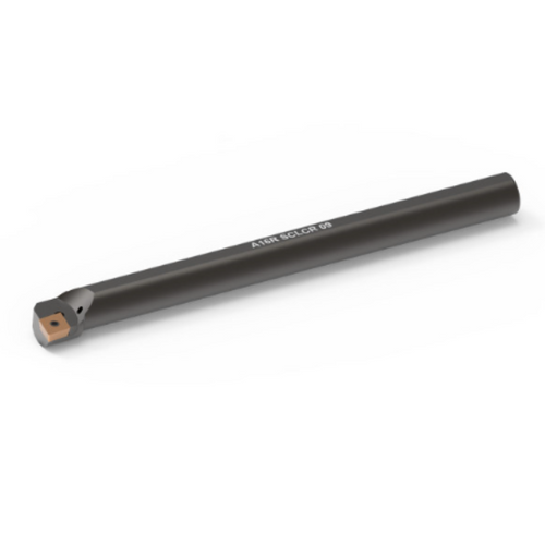 Omega Products Boring Bar Steel Shank - Through Coolant - Right Hand 95 Deg - For CCMT09T3/CCGT09T3 Inserts - A25R SCLCR09