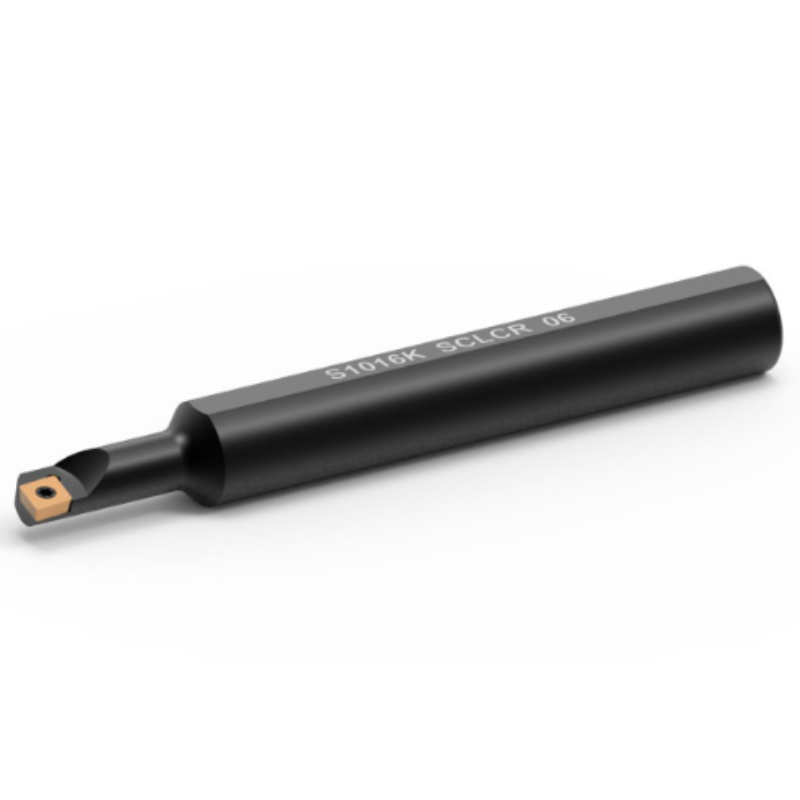Omega Products Boring Bar Steel Shank (Reinforced) - Through Coolant - Right Hand 95 Deg - For CCMT0602/CCGT0602 Inserts - A0608H SCLCR06