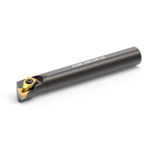 Omega Products Boring Bar Double Clamp Through Coolant - Steel Shank 95 Deg - Left Hand - For WNMG0804 Inserts - A32S DWLNL 08