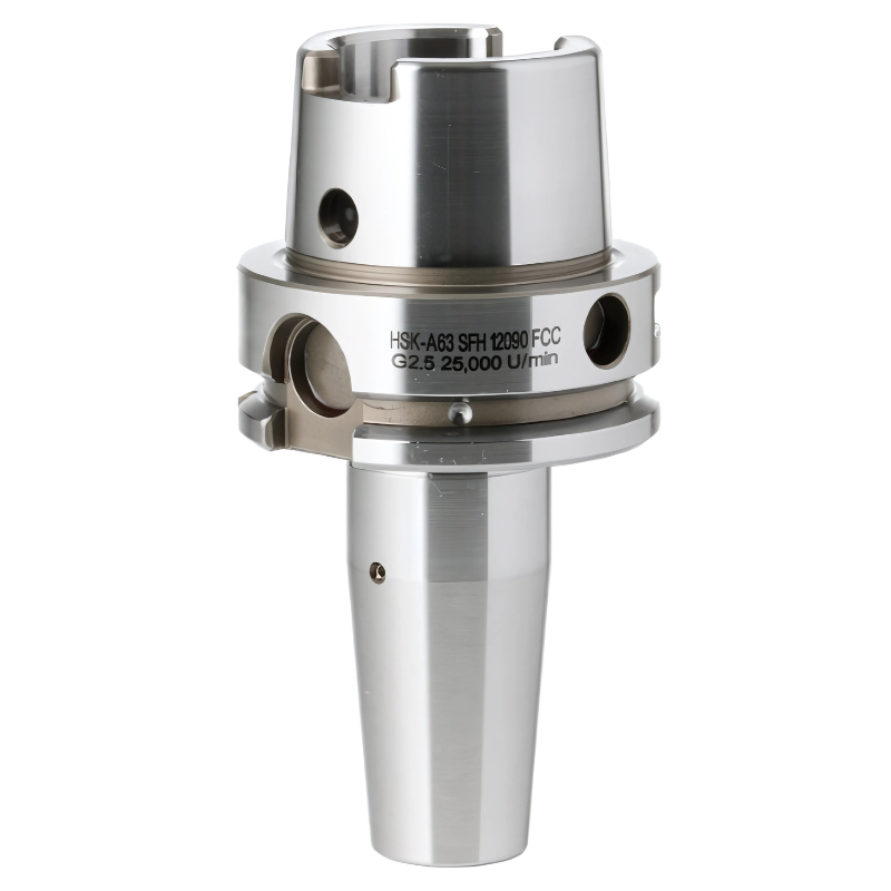Omega Products HSK63A Shrink Fit Holders With Front Face Coolant - G2.5 - 25,000RPM - 3mm Clamping Diameter - 80mm Gauge Length