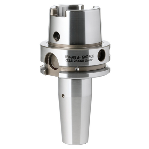 Omega Products HSK63A Shrink Fit Holders With Front Face Coolant - G2.5 - 25,000RPM - 3mm Clamping Diameter - 160mm Gauge Length