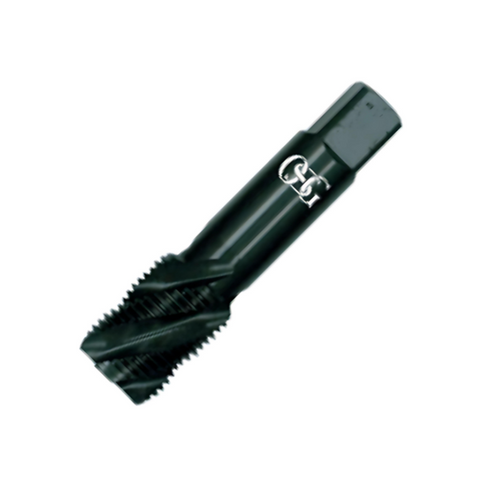 OSG Threading Tap - BSP Spiral Flute HSS-E - Steam Oxide Coated - Blind Hole - 1/8 x 28