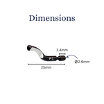 Cp Gratex P1 Deburring Blade - HSS - 2.6mm