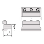 Omega Products Part Off Block - Removable split block type - SBN2020-26
