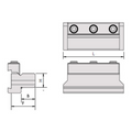 Omega Products Part Off Block - Removable split block type - SBN1216-26 thumbnail 2