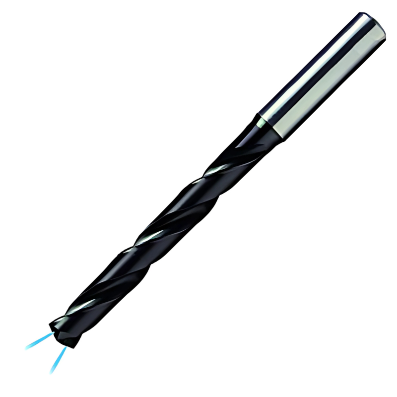 OSG Carbide Drill 3XD - WD1 Coated Oil Hole Drilling - Through Coolant - 3mm