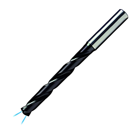 OSG Carbide Drill 3XD - WD1 Coated Whistle Notch Shank With Oil Hole - Through Coolant - 9.52 (3/8)