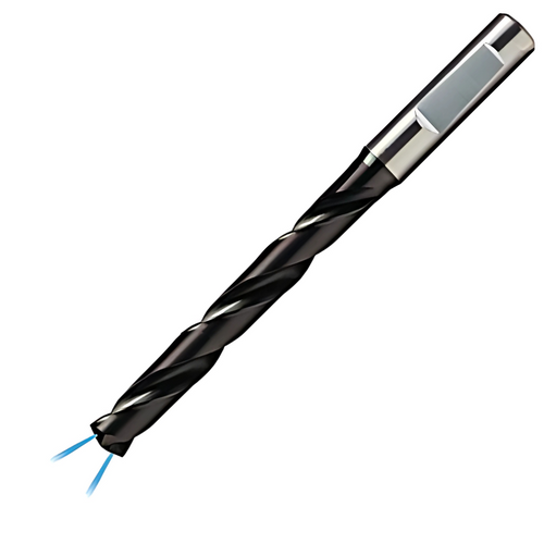 OSG Carbide Drill 5XD - WD1 Coated Whistle Notch Shank - With Oil Hole Drilling - Through Coolant - 4.5mm