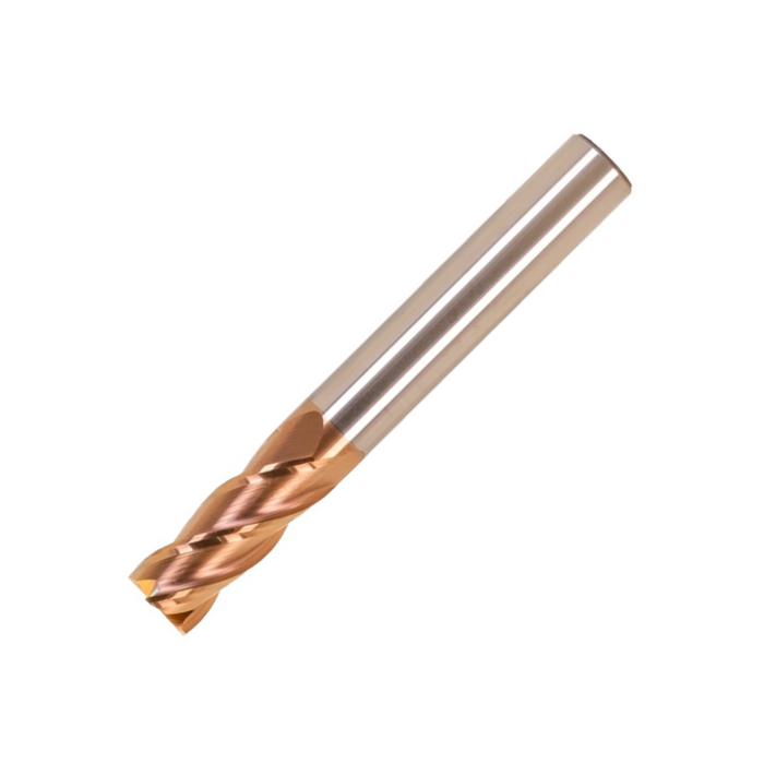 Carbide End Mills, 4 Flute Square Edge TiSiN