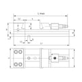 100mm Precision Vice - 6620 Series (Bison) - 6620-100-320-165-I thumbnail 2