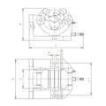 100mm Shaft Holding Machine Vice - 6546 Series (Bison) - 6546-100 thumbnail 2