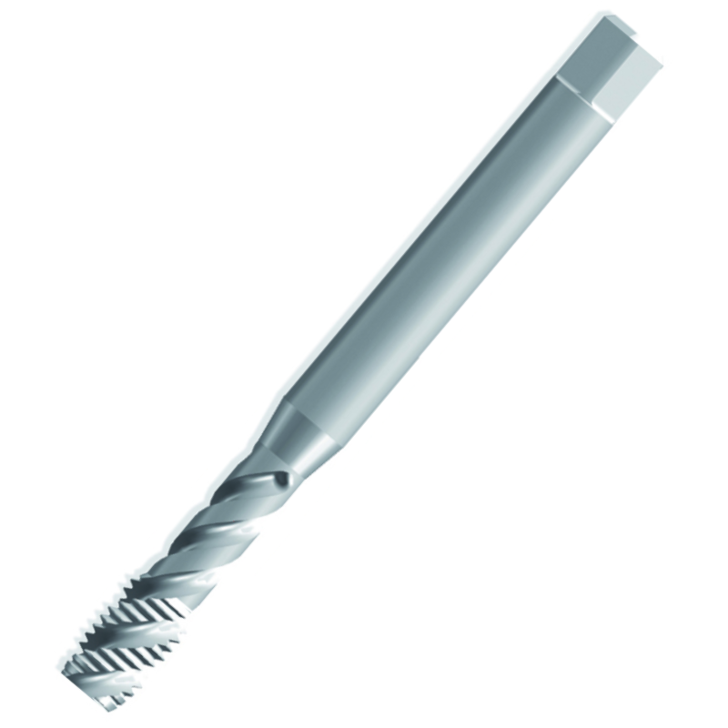 Tanoi Metric Left Hand Tap Uncoated Spiral Flute HSS-E V3 for most materials M4x0.7