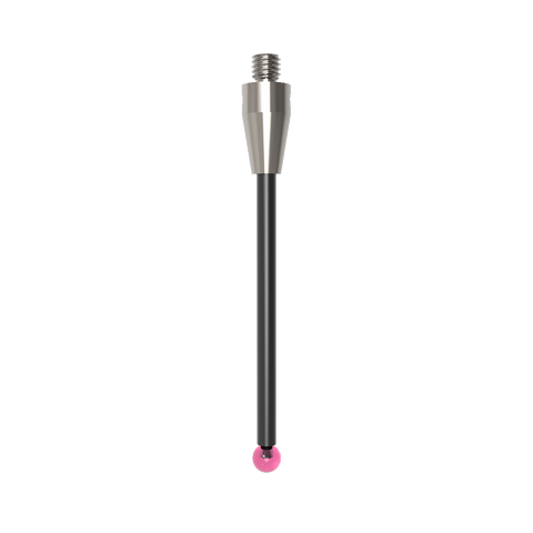ITP Straight Styli - Type A - Ruby Ball - M3 XXT Thread x 40mm Overall Length - TCM303005040/2,0