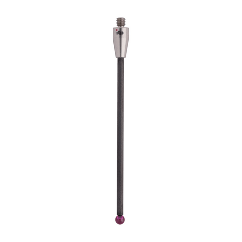 ITP Straight Styli - Type A - Ruby Ball - M3 XXT Thread x 58mm Overall Length - TCM303005058