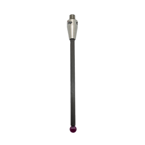 ITP Straight Styli - Type A - Ruby Ball - M3 XXT Thread x 75mm Overall Length - TCM304005075