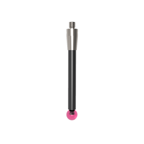 ITP Straight Styli - Type A - Ruby Ball - M3 XXT Thread x 40mm Overall Length - TCM305005040