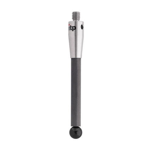 ITP Straight Styli - Type A - Silicon Nitride Ball - M4 Thread x 53mm Overall Length - TCM4S6007053