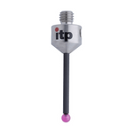 ITP Straight Styli - Type A - Ruby Ball - M5 Thread x 22.5mm Overall Length - TCM505010022