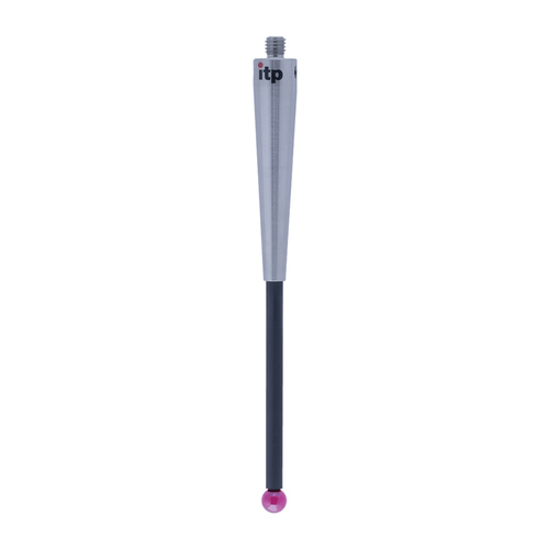 ITP Straight Styli - Type A - Ruby Ball - M5 Thread x 102.5mm Overall Length - TCM505050102