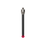 ITP Straight Styli - Type A - Ruby Ball - M5 Thread x 75mm Overall Length - TCM508011075