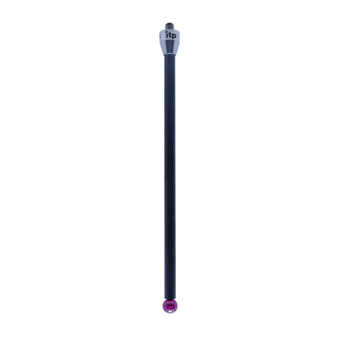 ITP Straight Styli - Type A - Ruby Ball - M5 Thread x 200mm Overall Length - TCM508011200