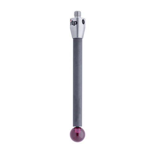 ITP Straight Styli - Type A - Ruby Ball - M5 Thread x 80mm Overall Length - TCM510010080