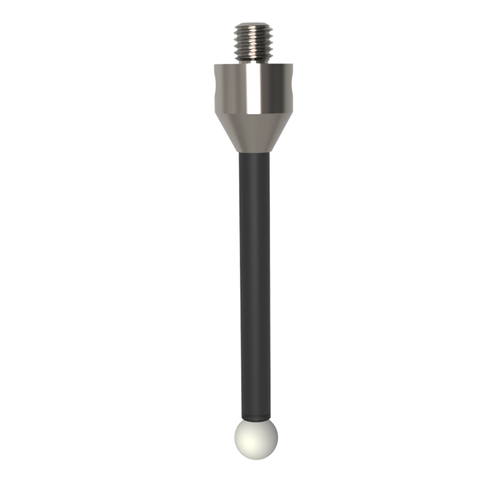 ITP Straight Styli - Type A - Zirconium Oxide Ball - M5 Thread x 53mm Overall Length - TCM5Z6010053