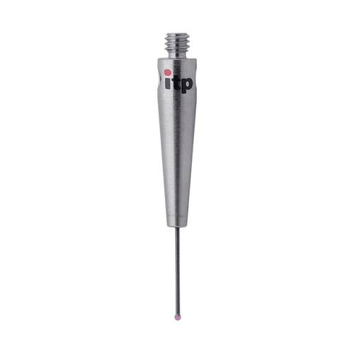 ITP Straight Styli - Type A - Ruby Ball - M2 Thread x 20.25mm Overall Length - THM200503020