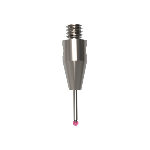 ITP Straight Styli - Type A - Ruby Ball - M2 Thread x 10.35mm Overall Length - THM200703010