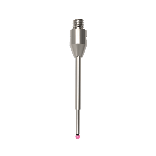 ITP Straight Styli - Type B - Ruby Ball - M2 Thread x 18mm Overall Length - THM200803018