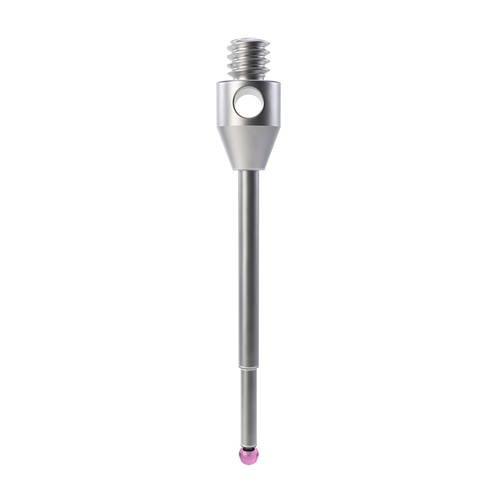 ITP Straight Styli - Type B - Ruby Ball - M2 Thread x 18.5mm Overall Length - THM201003018