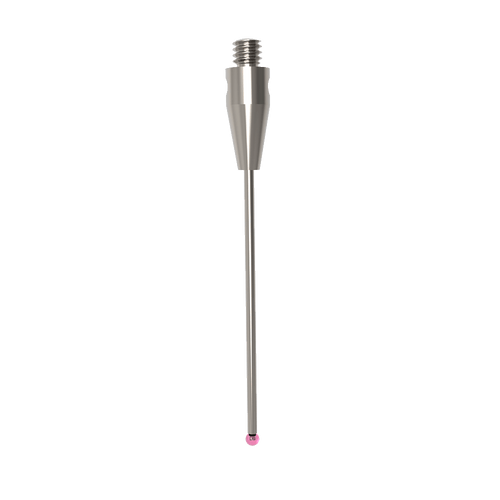 ITP Straight Styli - Type A - Ruby Ball - M2 Thread x 27.5mm Overall Length - THM201003027