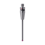 ITP Straight Styli - Type A - Ruby Ball - M2 Thread x 20.75mm Overall Length - THM201503021