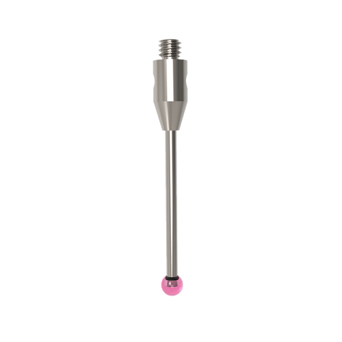 ITP Straight Styli - Type A - Ruby Ball - M2 Thread x 21mm Overall Length - THM202003021
