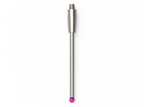 ITP Straight Styli - Type A - Ruby Ball - M2 Thread x 31mm Overall Length - THM202003031